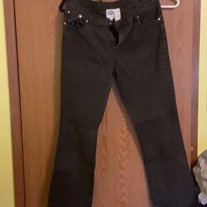 Ladies black jeans by Diane Gilman